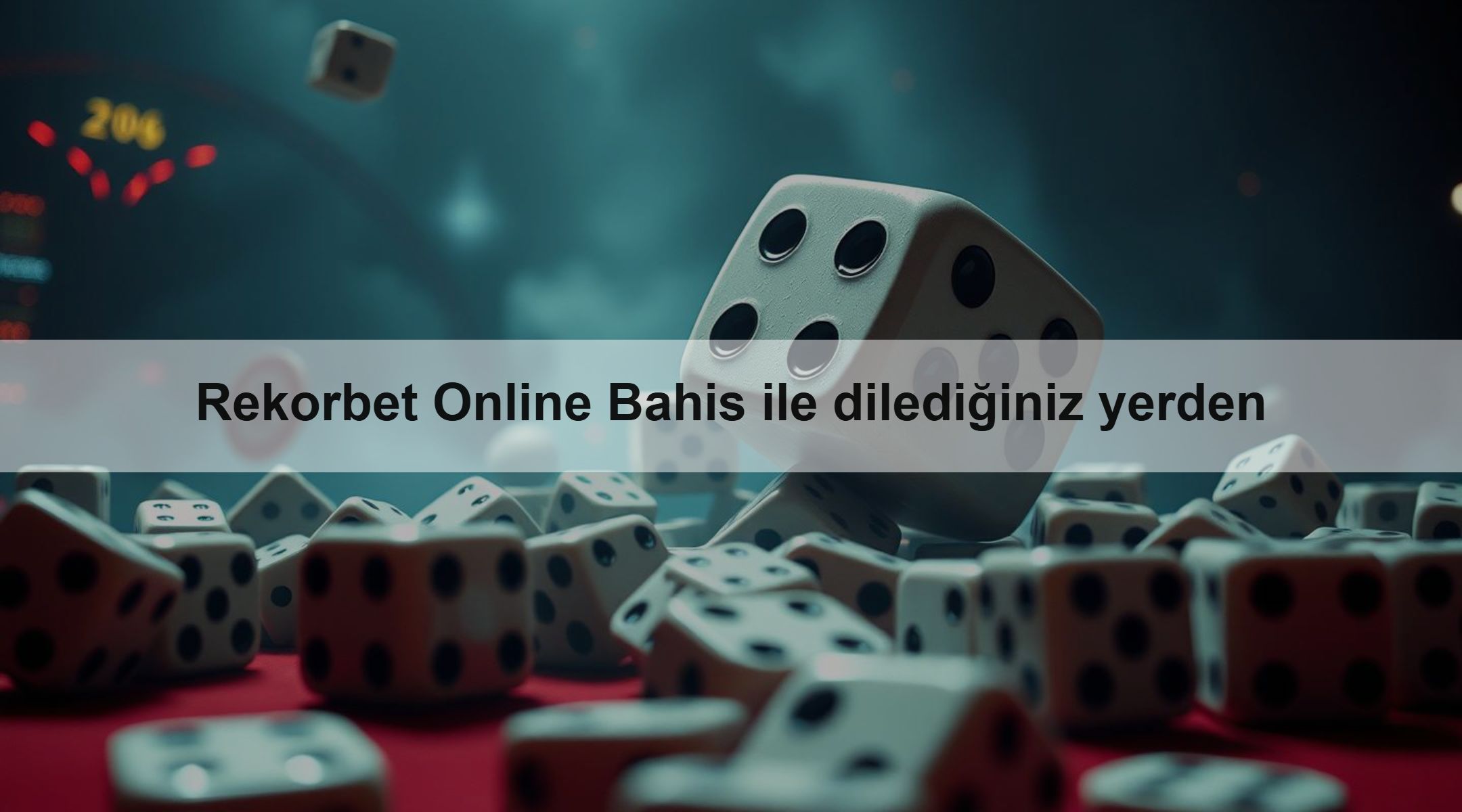 Rekorbet Online Bahis ile dilediğiniz yerden